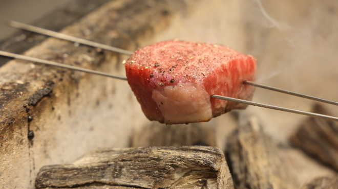 割烹 月と花 - 料理写真:佐賀牛 炭焼き