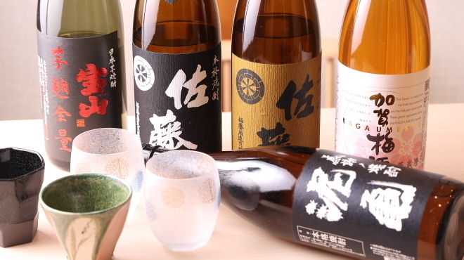 割烹 月と花 - ドリンク写真:焼酎