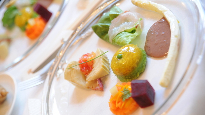 ジャルダン ポタジェ テラニシ - 料理写真:春野菜の前菜盛り合せ
