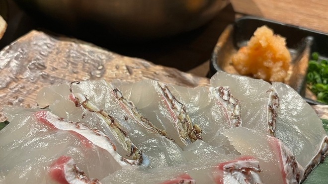 野毛 如水 - 料理写真:「桜鯛のしゃぶしゃぶ鍋」