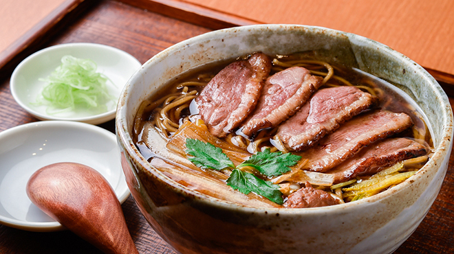 鯨家 いすず庵 - 料理写真:鴨南蛮そば