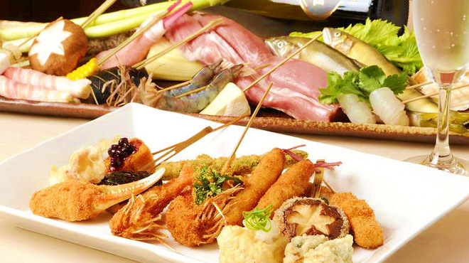 串づ串 - 料理写真:コースにて、季節の食材をお楽しみください。