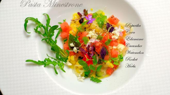 デュ・ヴァン・ハッシシ - 料理写真:冷製ミネストローネパスタ