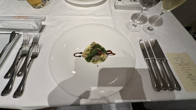 フローラ･ディ･マーレ - 料理写真:牡蠣コンフィと菜花のリゾット