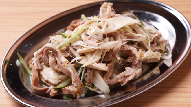 もんじゃ・鉄板焼 団 - 料理写真:ガツ刺し