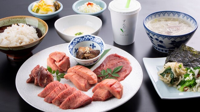 たんや善治郎 - 料理写真:【焼肉部定食セット】特撰牛たん食べくらべ定食セットプラス
