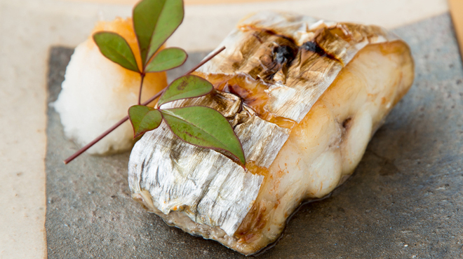 Sushidokoro Sachi - 料理写真:旬の魚を旨味をギュッと閉じ込めた『太刀魚の塩焼き』