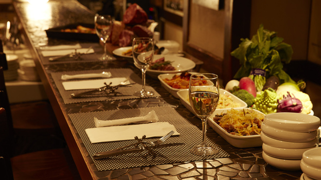 オステリアラリベラ - 料理写真:店内風景