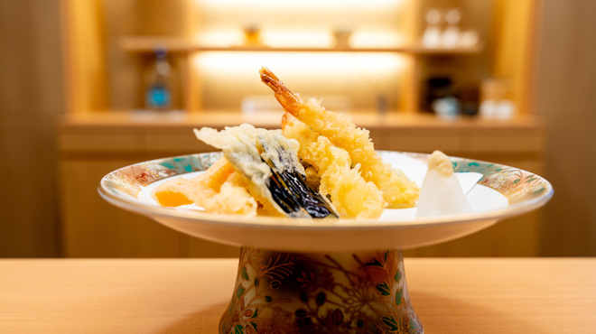 料亭月待ち - 料理写真:天婦羅盛り合わせ