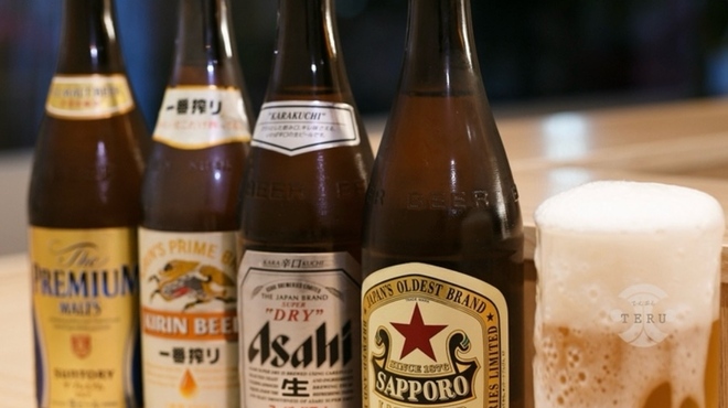 てんぷら てる - ドリンク写真:ビール