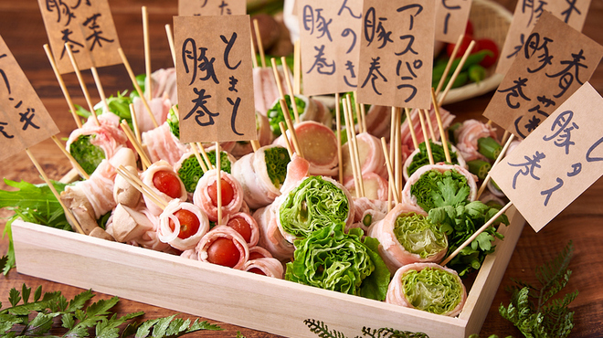 炭火串焼 焼き鳥×野菜巻き串 もちの木 - メイン写真: