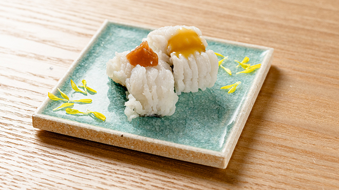 割烹 小田 - 料理写真:鱧の湯引き