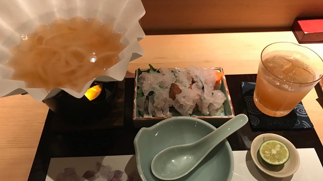 大三 - 料理写真:【夏季限定】ハモしゃぶ鍋