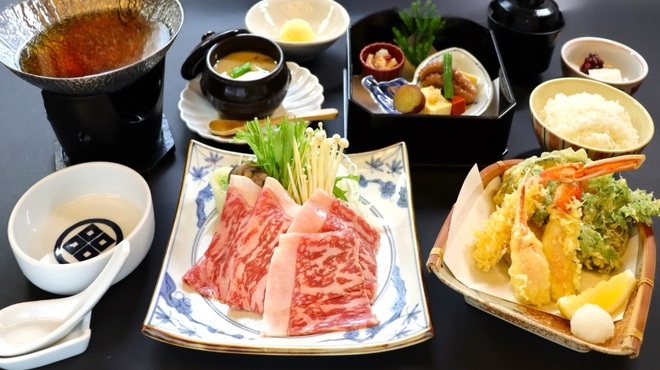 西村屋　和味旬彩 - 料理写真:かに天婦羅だししゃぶ