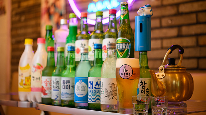 ハルハル - メイン写真:韓国焼酎のフルコンボ！！ビールにマッコリ、ボンボンも！！