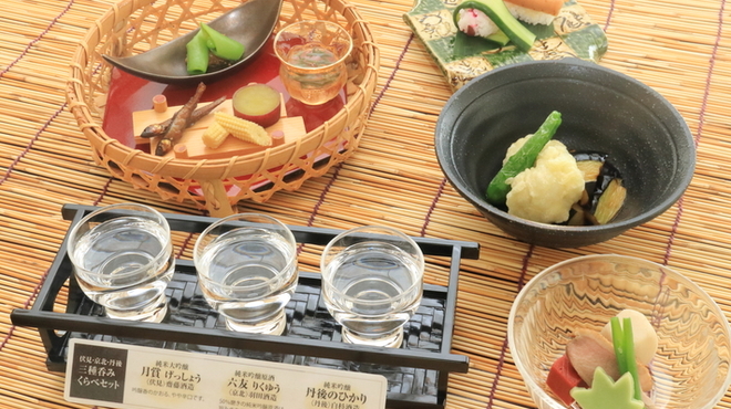 京都・嵐山 ご清遊の宿 らんざん - 料理写真:夏季限定　夏の納涼膳～京の冷酒三種と共に～
