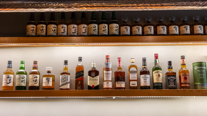 炭・牛・肴 テツ虎 - ドリンク写真:ウイスキー集合