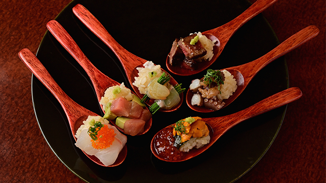 和洋折衷 セントエルモの火 - メイン写真:スプーン寿司