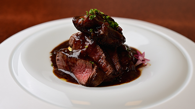 和洋折衷 セントエルモの火 - メイン写真:牛フィレ肉のロッシーニ風