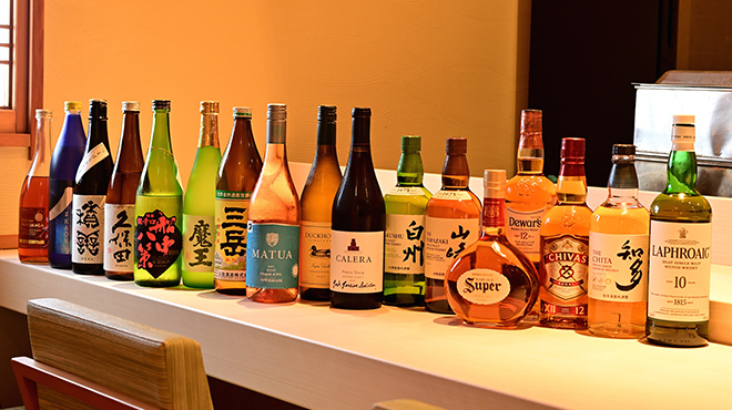 和洋折衷 セントエルモの火 - メイン写真:お酒集合