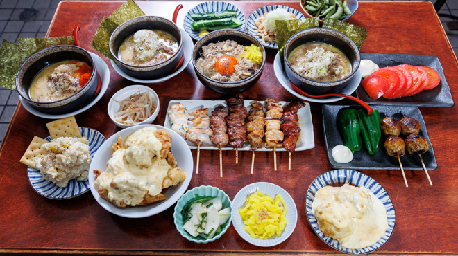 焼鳥どん - メイン写真:料理の集合