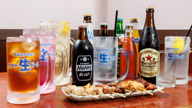 焼鳥どん - メイン写真:ドリンクジョッキ集合