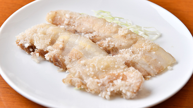 蓮香園 - メイン写真:豚塩カルビの香味揚げ