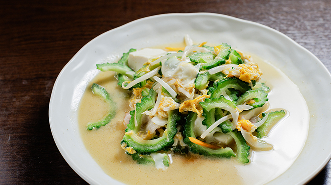 らーめん居酒屋 志みづ家 - メイン写真:ゴーヤチャンプル