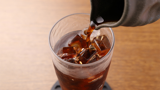 一凛珈琲 - メイン写真:一凛名物　淹れたてアイス珈琲