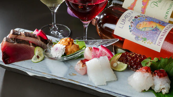 JAZZ BERRY - メイン写真:フード2　元さかな屋の目利きお造り盛り合わせ