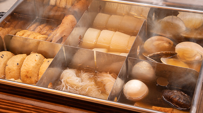 思伝と肴と、福かわ - メイン写真:おでん鍋