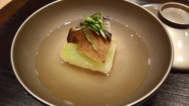 御料理 心馬 - 料理写真:冬瓜と鮑の清まし仕立て