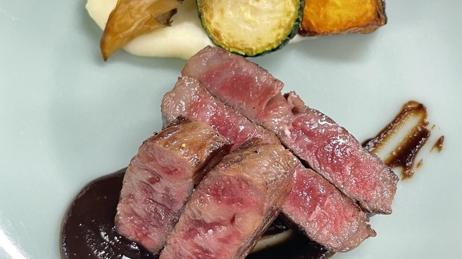 てんぷら天松 日本橋店 - 料理写真:国産和牛のサーロインステーキ