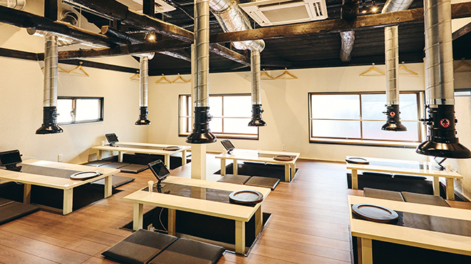 焼肉はうす たられば - メイン写真:店内（2F座敷）