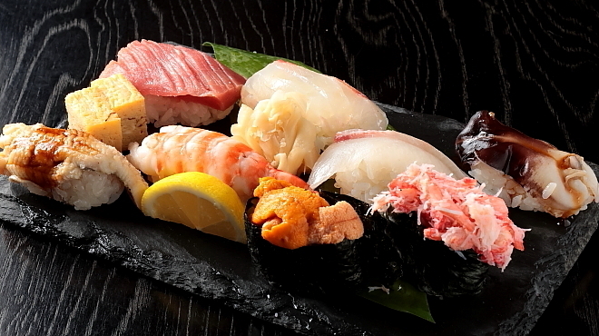味工房 うえ川 - 料理写真:本日のおまかせにぎり