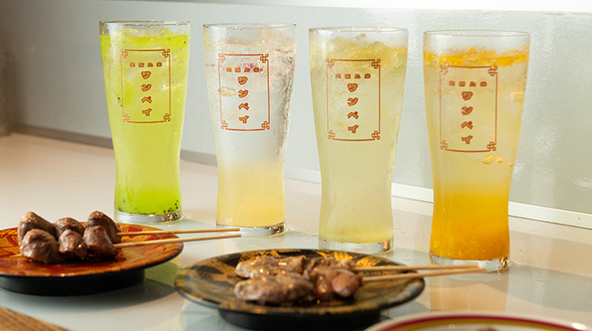 炭焼屋サンペイ - メイン写真:ドリンク集合