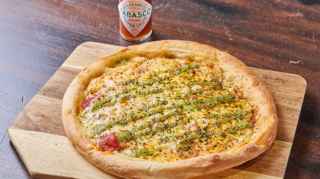 鉄板グリルパブ BOSKE - 料理写真:マルゲリータピザ