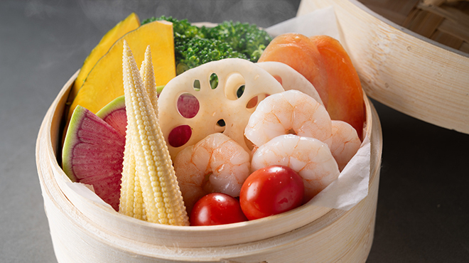 創作和食と美酒 霞 - メイン写真:蒸し野菜