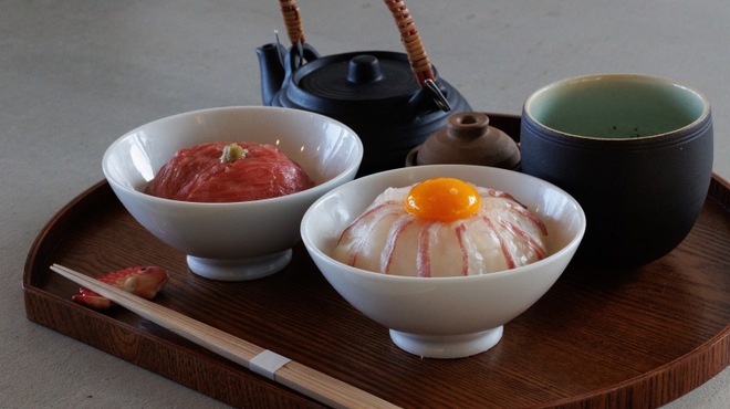 淡路鯛 空 - 料理写真:食べ比べ丼