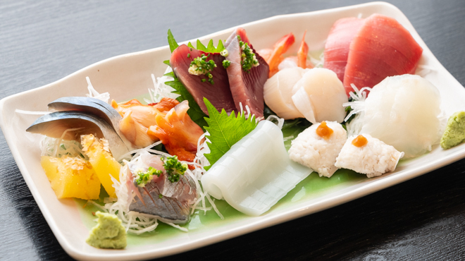 鮨 えい輝 - 料理写真:おまかせお造り。