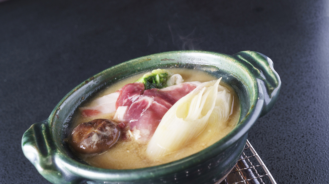 高雄 錦水亭 - 料理写真:ぼたん鍋1人