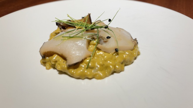 Osteria Da Boo. - 料理写真:蝦夷鮑のリゾット