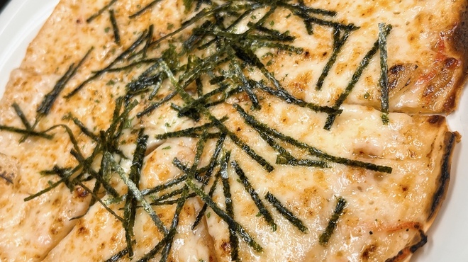 鉄板バル藤村商店 - 料理写真:明太ピザ