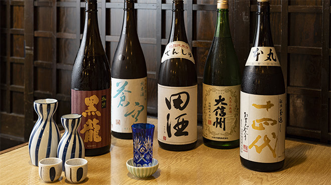 すぎのこ亭 - メイン写真:日本酒の集合