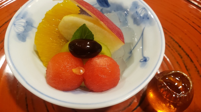 松月 - 料理写真:小さいあんみつ