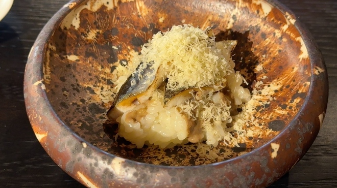 イノベーティブ フレンチ ワタハン - 料理写真:秋刀魚のリゾット