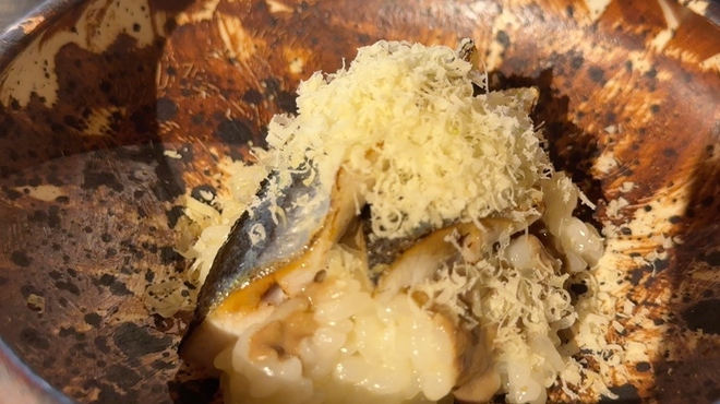 イノベーティブ フレンチ ワタハン - 料理写真:チーズではなく栗がかかっています(๑♡∀♡๑)