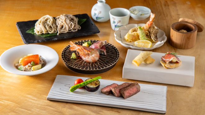 小松庵総本家 - メイン写真:料理長おすすめ、東京蕎麦コース