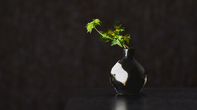 レストラン　ノリ　エ　ノジ - 料理写真:自作の花器　　「Éclair」