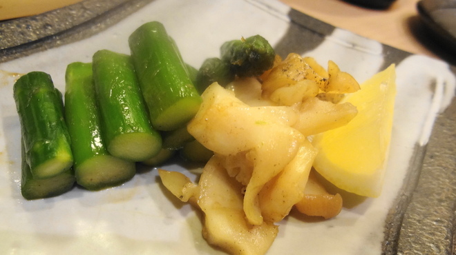 割烹　梅津 - 料理写真:アスパラツブ貝